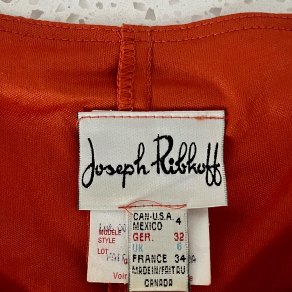 Joseph Ribkoff Vintage Floral Cocktail Dress - Picture 3 of 4